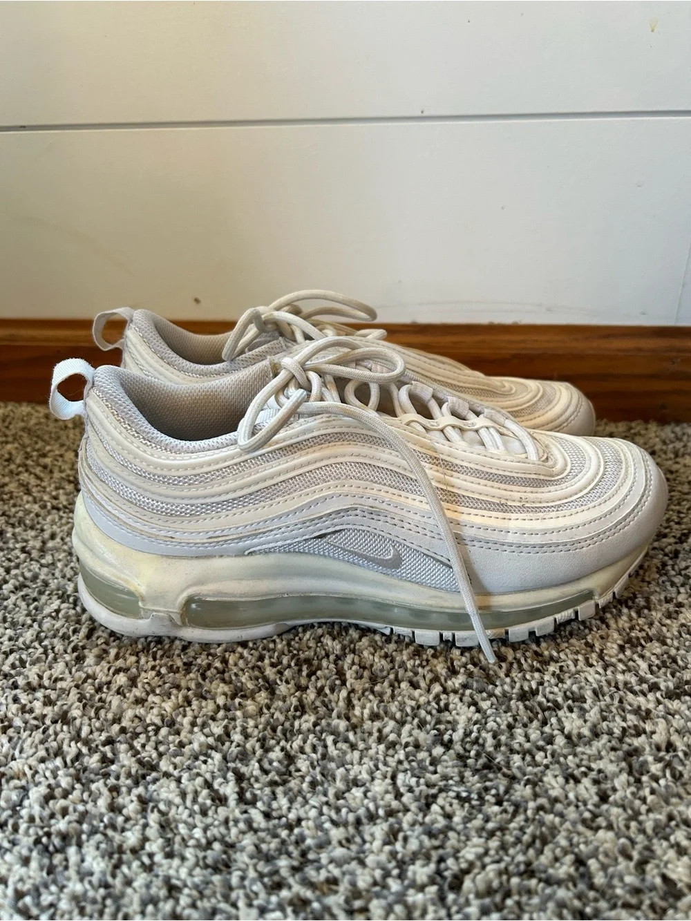 Nike Neutral-Tone Air Max 97 Sneakers in Off-White